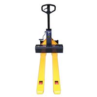 Yellow Jack-It Adjustable Fork Width Pallet Truck, 2200 Lb. Cap.