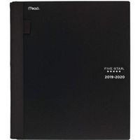 Five Star Student 2019-2020 Academic Year Weekly & Monthly Planner, Large, 8-1/2" x 11", Advance, Black (CAW65005)