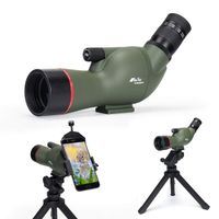 Gosky 13-40X50 Angled Spotting Scope- Waterproof Scope for Outdoor Bird Watching Animal Watching Target Shooting Hunting Scenery with Tripod and Digiscoping Adapter