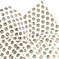 Jasmine Flowers On Burgundy Floral Art DIY Crafts Tissue Paper for Gift Wrapping 20"X30" 5 Sheets