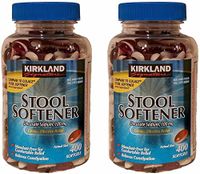 Kirkland Signature BYLNKGAB Stool Softener 100 mg, 2 Pack of 400 Softgels