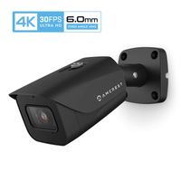 Amcrest 4K POE Camera 30fps UltraHD 8MP Outdoor Bullet PoE IP Camera, 164ft Night Vision, 6.0mm Narrower Lens, 55° Viewing Angle, IP67 Weatherproof, 4K (3840x2160) @30fps, Black (IP8M-2597EB-6MM)