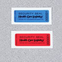 Devine Medical Self-Adhesive Tamper-Indicating Seals, No Residue - 250 per roll