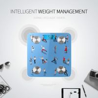 Bluetooth Electronic Weight Scale Cartoon Colorful Cute Child Bunting Scale Weight Body Fat Composition Monitor Analyzer with Smartphone App for Body Management-396 Lbs