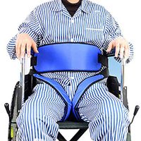 BIHIKI Wheelchair Seat Belt, Adjustable Wheelchair Safety Harness Wheelchair Strap Belt,Safety Harness Strap Anti-Slip Positioning Band for Patient Bound Prevent Patient Forward Sliding