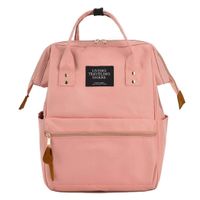 Samifa Women Casual Mommy Feeding Bottle Backpack Zipper Student Schoolbag Backpacks
