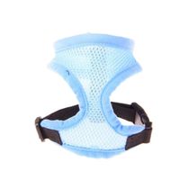 haoricu Pet Vest, Adjustable Comfort Soft Breathable Puppy Cat Harness Vest for Small Dogs Lead Leash Chest Belt (S, Blue 1)