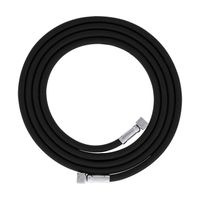 Master Airbrush Premium 10 Foot Nylon Braided Airbrush Hose with Standard 1/8" Size Fittings on Both Ends (Hose color may vary)
