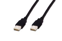 ASSMANN USB 2.0 HighSpeed Connection Cable USB A M (plug)/USB A M (plug) 1m blac