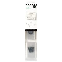 Heidi Swapp 312884 Pack Lightbox-Standard-Gray Bevel (50 Piece), Silver