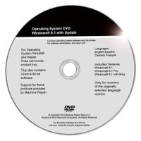 Windows 8 8.1 Install Disc Repair 32 Bit 64 Bit System Restore Full Recovery Reinstall Home Pro Factory Reset Reboot Troubleshoot OS Machine Repair Shop (R) DVD