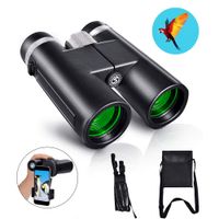 HD Compact Binoculars,12x42 Binoculars for Adults, BAK4 Prism, FMC Lens,Fog proof & Waterproof Clear,Binoculars for Bird Watching,Traveling Sightseeing,Concert Theater