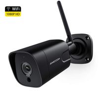 Outdoor Security Camera- 1080P Outdoor Surveillance Cameras Waterproof IP66 IP Cam 2.4G, IR Night Vision Wired WiFi Security Camera System,Two-Way Audio,Motion Detection Activity Alert iOS/Android
