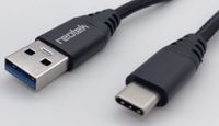 ReoTek USB Type-C to USB-A Male 3.1 Gen2-9pin Cable - 6 Feet (Black)