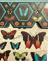 Punch Studio Gold Foil Gem Embellished Mini Pocket Notepad ~ Butterfly Postcard 93299