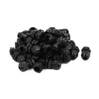 uxcell a16040800ux0082 PG11 Waterproof IP68 Safety Nylon Cable Gland Connector Joints 40pcs Pack of 40