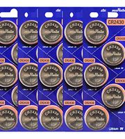Murata CR2430 Battery 3V Lithium Coin Cell - Replaces Sony CR2430 (25 Batteries)