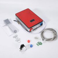 6500W Instant Electric Tankless Hot Water Heater Bathroom Bath Shower System (red)