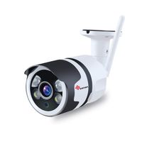 Outdoor Floodlight Surveillance Camera,Sanan Security Camera 1080P IP66 Weatherproof Night Vision Two-Audio Way WiFi Wireless Camera