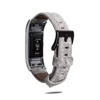 EGENPLUS for Fitbit Charge 2 Bands, Vintage Leather Bands for Fitbit Charge 2 Replacement Accessory Bracelet - 12 Months Warranty