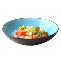 Bowl 7 Inches/9 Inches Household Tableware Fruit Bowl European Style Ceramic Bowl,Salad/Pasta/Cereal/Snack/Dessert/Rice/Soup Bowls,All Purpose Serving Bowl,Dishwasher And Microwave Safe Hotel tablewar