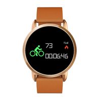 Sports Smartwatch, Collasaro Sweatproof Fitness Activity Tracker for Sports with Heart Rate Monitor, Call Reminder, and Pedometer function, Supports iOS and Android Smartphones (PK2-Blue-White)