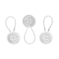 Comfy Deluxe Collar Extenders - Premium Elastic Dress Shirt Neck Extenders (White Buttons) 3-Pack