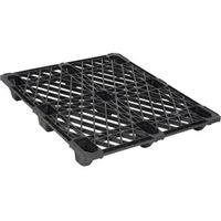 48x40 Plastic Nestable Shipping Pallet 2200 Lb. Capacity - Lot of 5