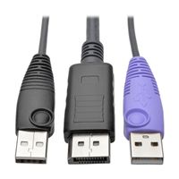 Tripp Lite DisplayPort USB Server Interface Unit w/Virtual Media & CAC Support B064 KVM Switches (B055-001-UDP)