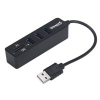 USB C Hub,EDTO,Type C 5 in 1 Adapter Contant 3 USB3.0 10Gbps Data Transfer Rate Port and SD TF Card Reader for MacBook for MacBook, Mac Pro/Mini, iMac, XPS, Surface Pro
