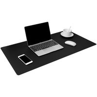 TOWWI Leather Desk Pad Protector 36"x17" Desk Blotter Pad, Waterproof Writing Desk Accessories