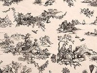 Black Toile on Kraft Print Design Gift Grade Tissue Paper Sheets - 15" x 20" Choose Package Amount (5)
