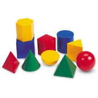Learning Resources Large Geometric Shapes, 10 Pieces
