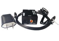 EULAN ADC Converter Analog to Digital Optical Converter Coaxial Toslink S/PDIF Stereo L/R RCA Audio Adapter