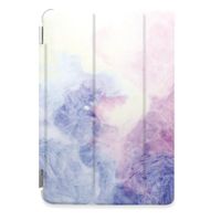 CasesByLorraine Apple iPad Pro 9.7" Case, Pastel Color Purple Paint Stylish Smart Cover for iPad Pro 9.7 inch with auto Sleep & Wake Function - X20