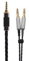 KK Cable GX-7 Compatible Upgrade Audio Cable Replacement for Earphone Cable Beyerdynamic T1 II, T5 Headphone. 2.5mm Trrs Balanced Male to Dual 3.5mm Connector cable. GX-7 (4.9ft (1.5M))