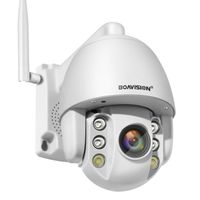 PTZ Camera,BOAVISION Mini PTZ Speed Dome WiFi IP Camera 1080P Outdoor 4mm Fixed Lens Wireless Camera IR 196FT Two Way Audio Onvif Protocol