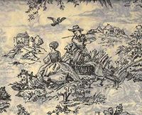 Black French Toile On Light Tan Gift Wrapping Tissue Paper for Art DIY Crafts in Bulk # 525~10 Large Sheets Size 20" x 30"