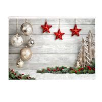 Kaimu Portable Print Christmas Style Collapsible Photography Background For Shooting Party Games & Activities