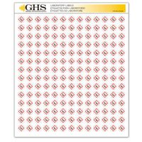 GHS/HazCom 2012: Hazard Class Pictogram Label, Environment Pollutant, 1/2" each (Pack of 1820)