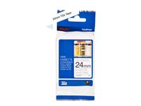 Brother TZe-N251 Labelling Tape Cassette, Black on White, 24 mm (W) x 8 m (L), Non-Laminated, Brother Genuine Supplies