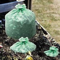 Stout EcoSafe-6400 Compostable Compost Bag 48 Gallon 0.85 Mil, Green, 40 Bags/Box