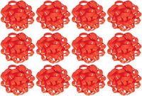 The Gift Wrap Company  Decorative Confetti Gift Bows, Large, Orange, pack of 12