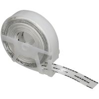 Reizen Clear Vinyl Labeling Tape - 3 Rolls .50 inch W x 144 inches