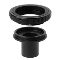 KUKALE Lens Adapter Metal Bayonet Mount 23.2MM for Nikon SLR DSLR Cameras to Microscope Tool
