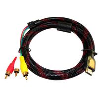 BestinyAliss HDMI Male to 3 RCA Video Audio AV Component Converter Adapter Cable HDTV 1080