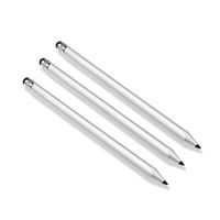 Tek Styz PRO Stylus for Samsung Galaxy Note 8 High Accuracy Sensitive in Compact Form for Touch Screens [3 Pack-Silver]