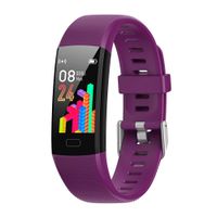 SaiYuan Smartwatch for Android iOS Phones Waterproof Smart Watch Step Counter Calorie Pedometer Screen Bracelet Trackers Watch for Women Men Kids and Gift (Purple)