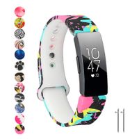 Tkasing Compatible with Fitbit Inspire/Inspire HR/Ace 2 Band,Soft Silicone Strap Replacement Wristband Replacement for Fitbit Inspire HR