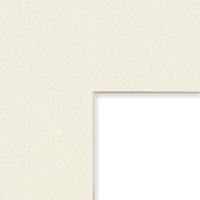 Craig Frames B772 14x18-Inch Mat, Single Opening for 10x13-Inch Image, Dover White with Cream Core